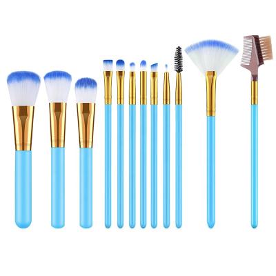 China 2021 Pretty Wholesale 24pcs Makeup Brush Set Gradient Mermaid Makeup Brush Set for sale