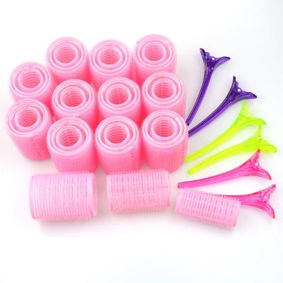 China Single Hot Selling Blows Curling Sticky Nylon Hair Rollers Set Wholesale for sale