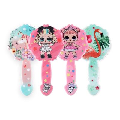 China Fashional Printing Hair Comb Manufacturers Color Cute Hair Comb Antique Cartoon Design for sale