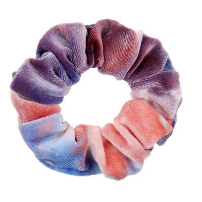 China Lovely Microfiber Towel Hair Tie Scrunchie Dye Knotting Elastic Hair Scrunchies Hair Band for sale