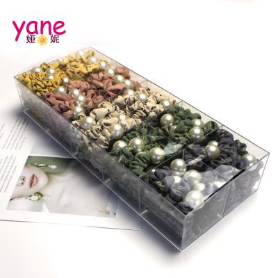 China Fashionable Hair Tie Letter Print Pearl Headband Designed for Girls with Elastic Band Super Elastic Head Rope for sale