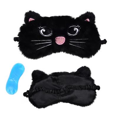 China Anti-wrinkle cartoon kids eye mask cute korean hot eye mask for kids for sale