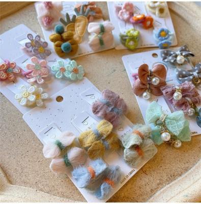 China Cute Flower Bow Hair Bands Pretty Newest Korean Accessories For Girls Children for sale