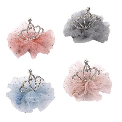 China Crown Princess Soft Hot Selling Kids Hair Clips Soft Accessories Wholesale for sale