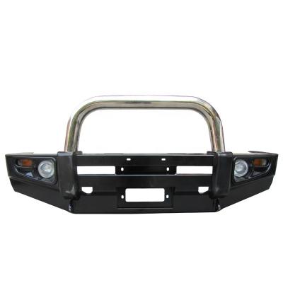 China As 4x4 Accessories Car Accessory Rolled Front Bumper Durable For Navara D40 Off Road Bull Bar 2006-2011 for sale