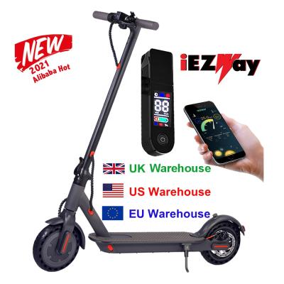 China 2021 New China Factory iEZway Unisex 2 Wheel Folding Adult Electric Scooters for sale