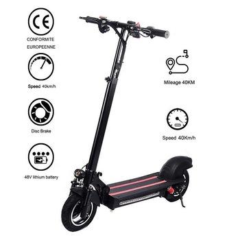 China 2020 Warehouse 1200W Overseas Unisex Double Drive iEZway Dual Drive Electric Scooter 2020 With Seat for sale