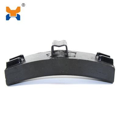 China High strength structure railway brake shoes brake block for railway wagon parts for sale