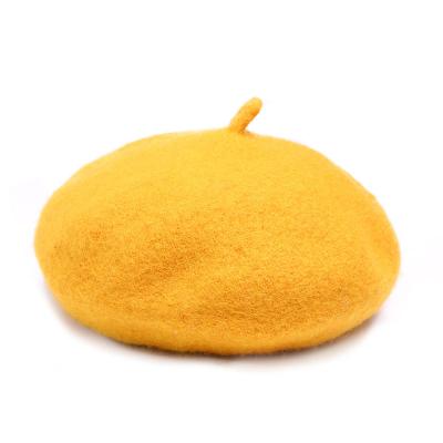 China Simple Warm Kids Hats Character Kids Hats Children Wool Berets Colors Choose for sale