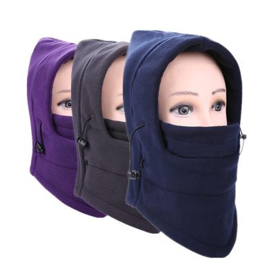 China Winter COMMON Wholesale Unisex Hats Balaclava Outdoor Fleece Face Mask Hats For Sale for sale