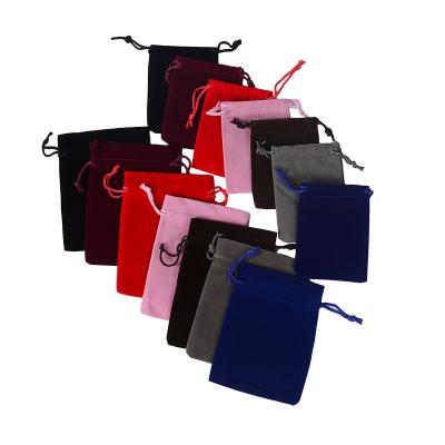 China Recyclable Wholesale Custom Velvet Bag Pouch Jewelry for sale