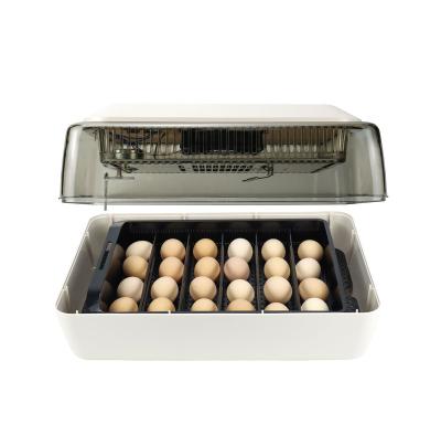 China New Arrival Professional Egg Incubator Custom Logo And ABS 24 PC Egg Packing Incubator for sale