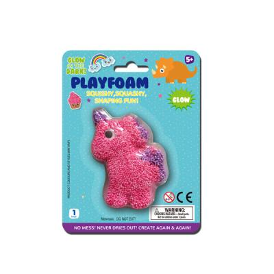 China Colorful Mud Toys Micrbeads Unicorn Foam Snow Putty Kids Diy Wholesale Soft Putty Kids for sale