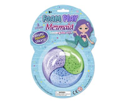 China Foam Putty Children's Diy Soft Putty Children's Toy Snow Toys Putty Decorative Mermaid Tricolor and Preschool Putty for sale