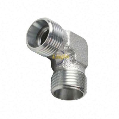 China Metric Hydraulic Adapter Fitting Stainless Or Carbon Steel Custom Hydraulic Fittings for sale