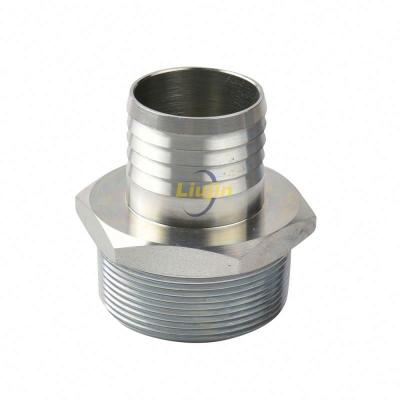 China Stainless Steel Or Carbon Steel 1XT-40-32 Hydraulic Couplings Adapter Air Pipes Swivel Fittings for sale