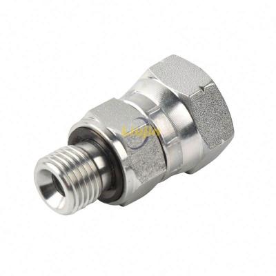 China Stainless Steel Or Carbon Steel 2B-04-06WD Adapter Hose Fittings Hydraulic Cylinder Parts for sale