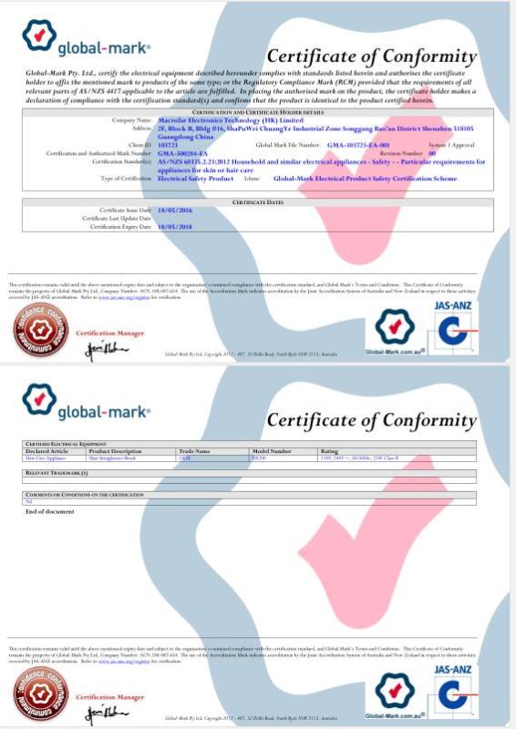 SAA - Shenzhen Macrofar Electronics Technology Limited