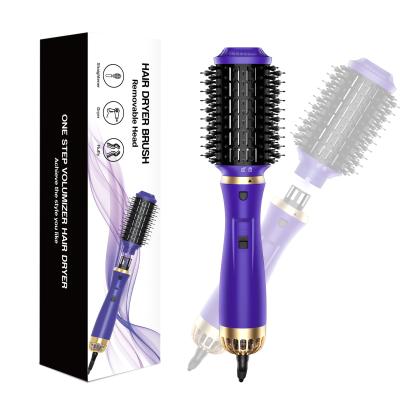 China Volumizer Ionic One Step Multifunctional Salon Hair Dryer Hot Comb for sale