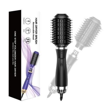 China 2021 New Blow Dryer Hair Dryer Foldable Volume Brush Styler 360 Blow Dryer Professional Blow Dryer Brush for sale