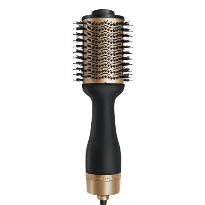 China One Stage Hot Hair Dryer Brush 1200W Round Blow Dryer Airbrush Hair Dryer Straightener Comb For Salon for sale