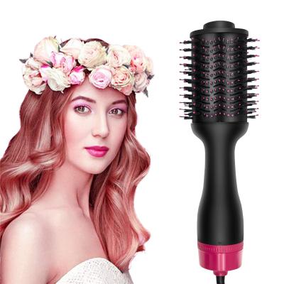 China Ionic Salon Professional Multifunctional Hair Dryer Brush 2 in 1 Ionic Hair Dryer with Brush for sale