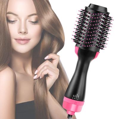 China 1000W Ionic Roller Brush Hair Dryer Professional 3 in 1 Hair Dryer Volume Hair Dryer Brush for sale