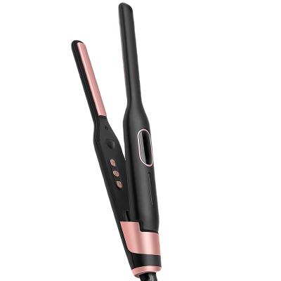 China Negative Ion Straight Hair Curly Hair Straightening Ceramic Hair Straightener Brush for sale