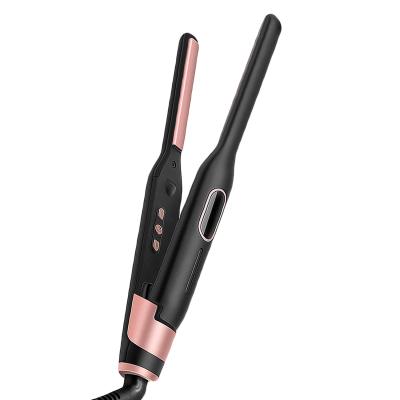 China Negative ion stong heat flat iron for hair rechargabke hair straightener 3/8 flat iron for sale