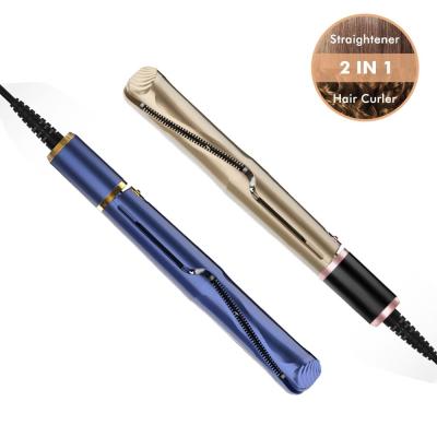 China Unique 2 in 1 Hair Straightener With Teeth Straightners Flat Iron With Teeth Flat Iron With Logo Touch Screen Flat Iron for sale