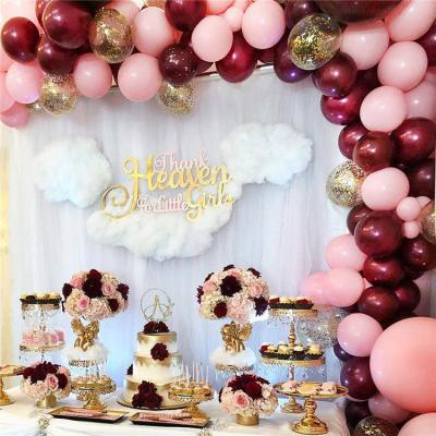 China Wedding Decoration Background Custom Wedding Luxury Balloons Set Wedding Birthday Party Theme Party Decorations with Balloon Chains for sale