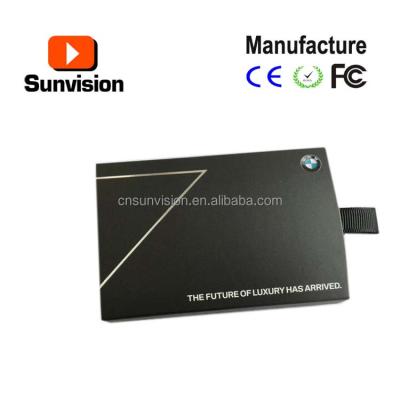 China Europe New Design Video Brochure , Slide Type Video Card Brochure For Promotional for sale