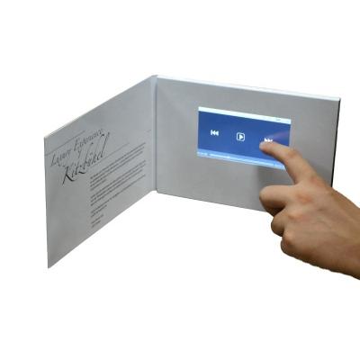 China China Wholesale 2.4 Inch Mini Size Electronic Digital Video Business Card With LCD Book for sale