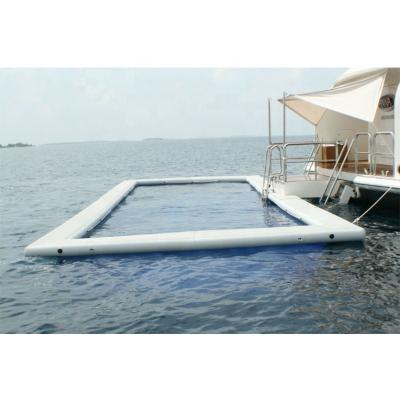 China Resort Factory Sale DWF Water Floating Inflatable Sea Float Pool for sale