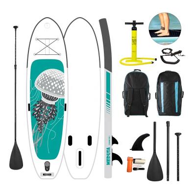 China 2021 New USA Fin Box Unisex Fusion Material Double Layer 100% No Bubble Inflatable Paddle Board for sale