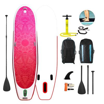 China Customized Isup 10ft 11ft 12ft Unisex SUP Inflatable Stand Up Paddle Board Set Inflatable SUP Used for sale