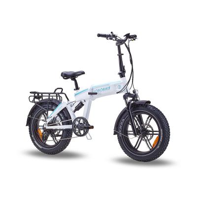 China Hot sale 20inch wholesale tire luxury ebike mini folding electric bicycle for sale