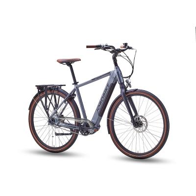 China Eu 28inch 250W Standard Mid Motor Standard Electric City E Bike for sale