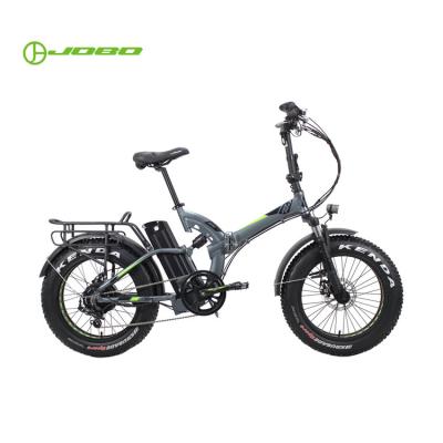 China Mini 20' Full Suspension Folding Electric EBike Fatbike for sale