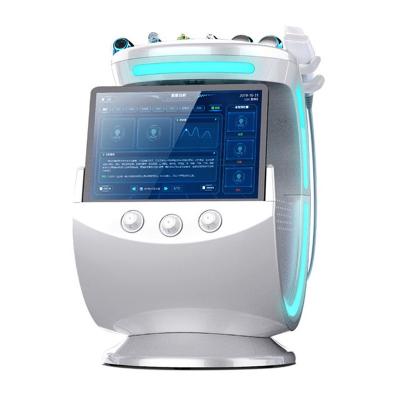 China Smart Skin Wrinkle Analysis Factory Ice Blue 7 in 1 Hydrodermabrasion Skin Rejuvenation Beauty Machine Multifunctional Facial Ultrasonic Spa Salon for sale