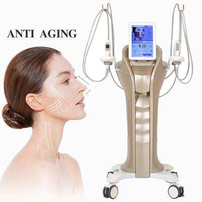 China Hair Removal Enhanced Version Dou Blo Ultrasonic 10 Cartridges Power Beauty Device 3d Face Massager RF Wrinkle Removal Facial Lifting Machine for sale