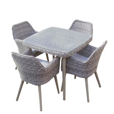 China Garden Set Outdoor Garden Furniture Rattan / Wicker Garden Dining Set Of 5 for sale