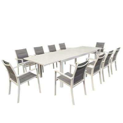 China Textline Modern Outdoor Furniture Outdoor Dining Garden Furniture Set Set Of 11 for sale