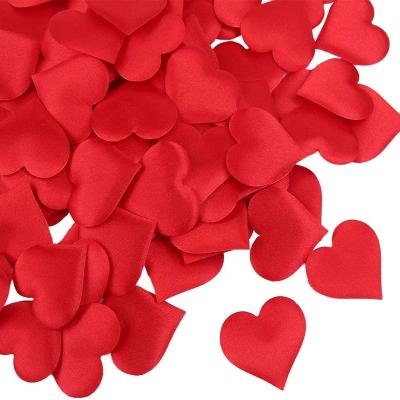 China Wedding Heart Shaped Valentine Wedding Petal Decorations Birthday Party Supply Sponge Petals Sponge Confetti Table for sale