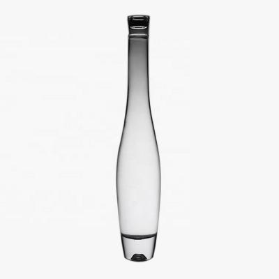 China 300ml Botella de vidrio de aceite de cocina de forma delgada vacía personalizada para uso industrial en venta