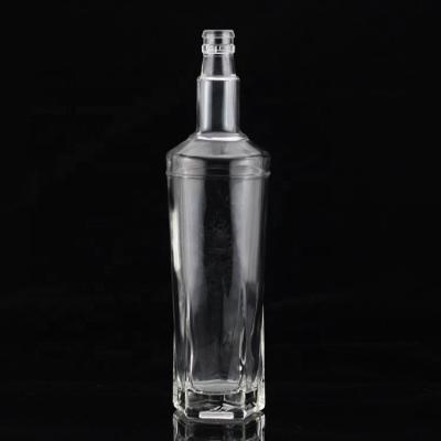 China Superficie grabada Botella de vidrio de 750 ml para collar industrial y de vidrio en México Tequila en venta