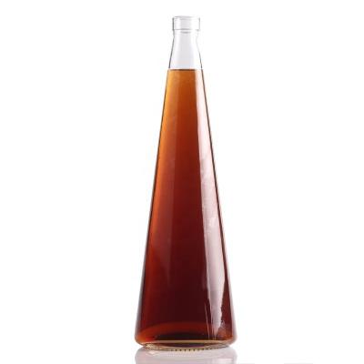 China 75cl Erlenmeyer Flask Koniek Flask Dunne bodem Glasflask Gebouwd voor tequila Te koop