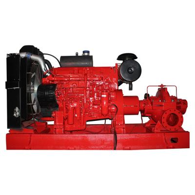 China Commercial Buildings LSDS1.9/1124 With Diesel Engine NTA855-P470 Large Flow 1124L/s Fire Fighting Water Pump for sale