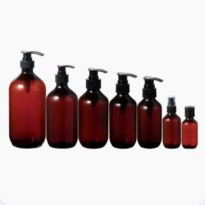 Cina Bottiglia 30ml 50ml 60ml 100ml 150ml 200ml 250ml di imballaggio di plastica dell'ANIMALE DOMESTICO di Amber Shampoo in vendita