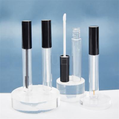 China Cylinder Smooth PETG AS Plastic Mascara Tube With Logo Printing Packaging en venta